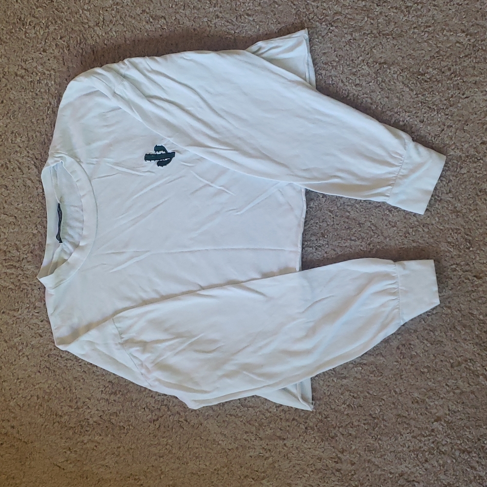 Long Sleeve Crop Top with Cactus